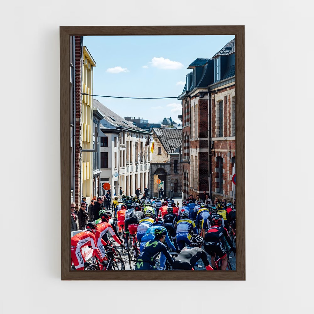 Poster La Course des Cyclistes – affiche Cyclisme (vue 5)